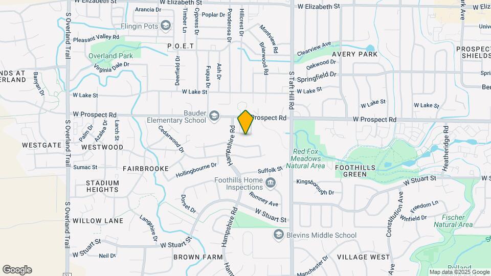 2325 Northbrook Dr Map and Location Details