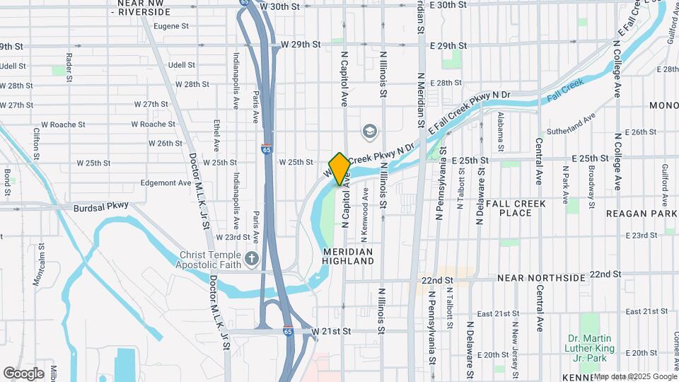 2428 N Capitol Ave Map and Location Details