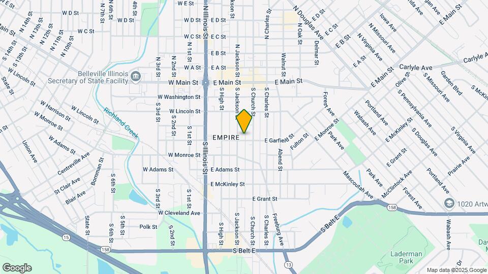 213 E Garfield St Map and Location Details