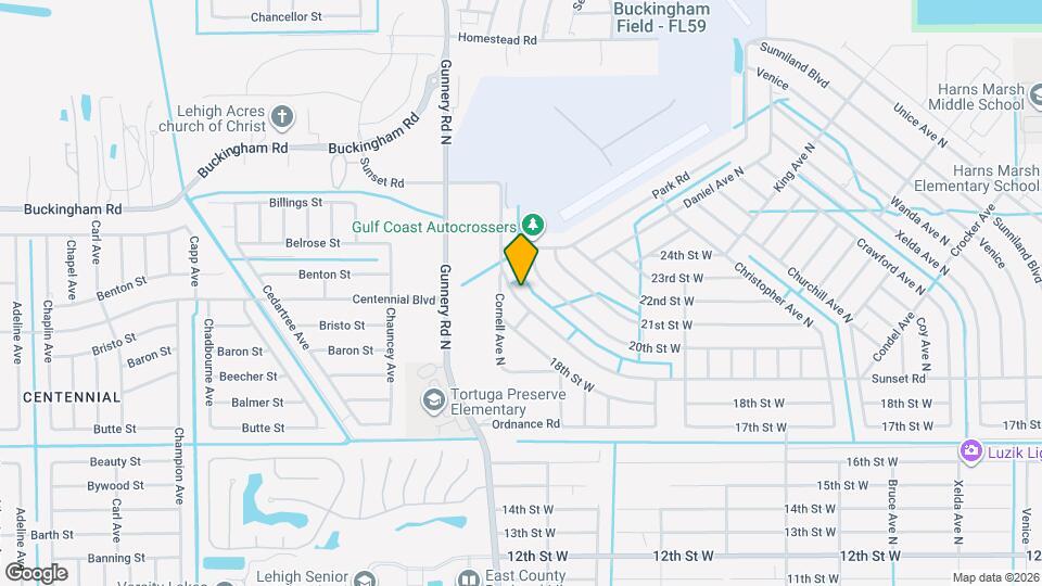 3950 Sunset Rd Map and Location Details