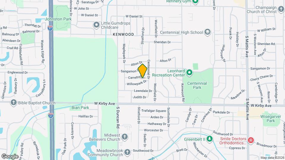 2708 Willowpark Dr Map and Location Details