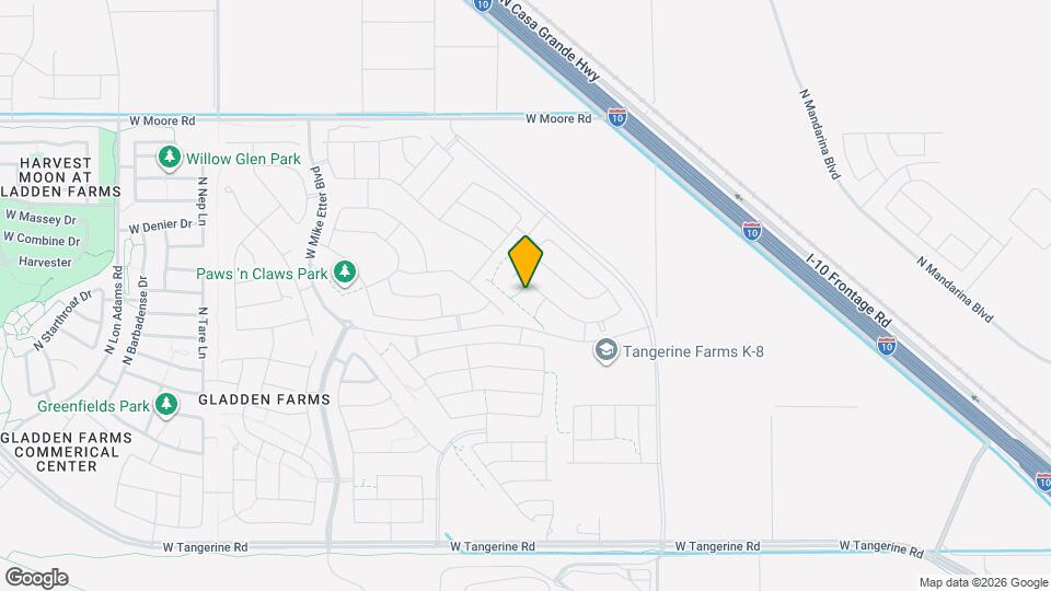 12486 N Reeves Pl, Unit 108 Mapa y Detalles de la Ubicación