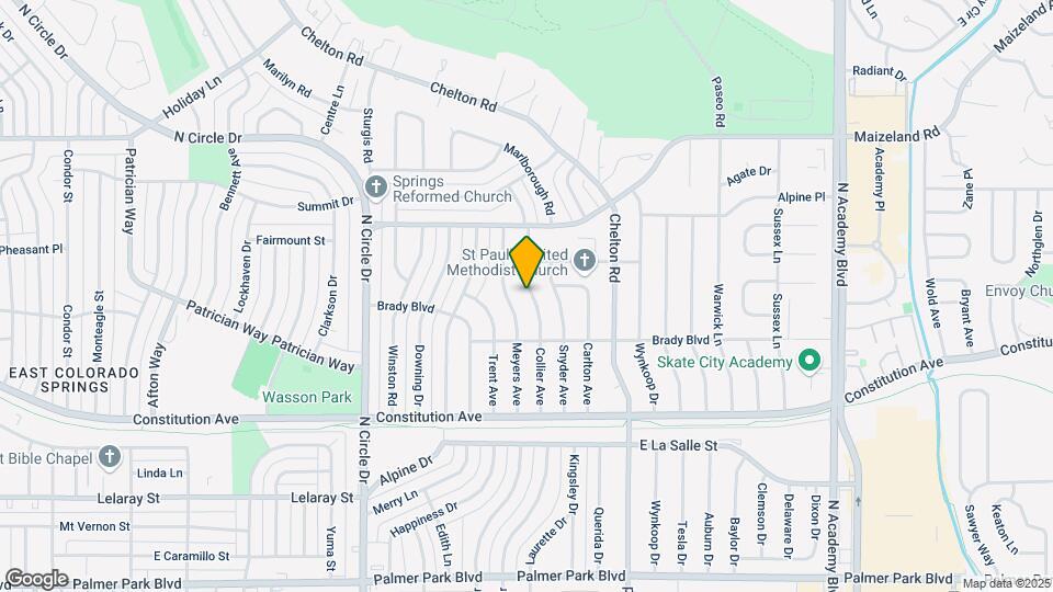 2102 Collier Ave Map and Location Details