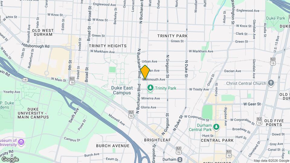 509 Watts St Mapa y Detalles de la Ubicación