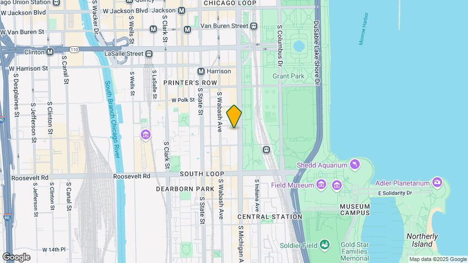 910 S Michigan Ave Mapa y Detalles de la Ubicación