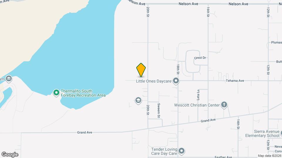 2050 Tehama Ave Mapa y Detalles de la Ubicación