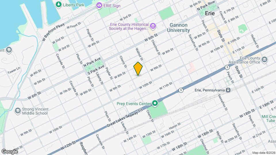 541 W 9th St Map and Location Details