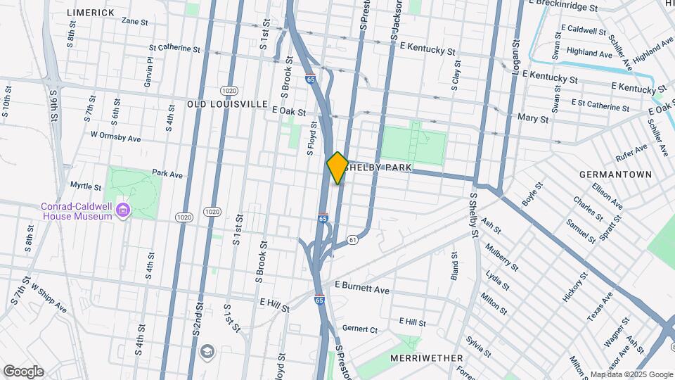 1316 S Preston St Map and Location Details
