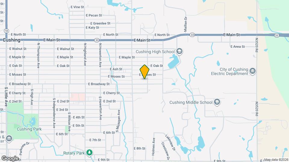 1442 E Broadway St Map and Location Details