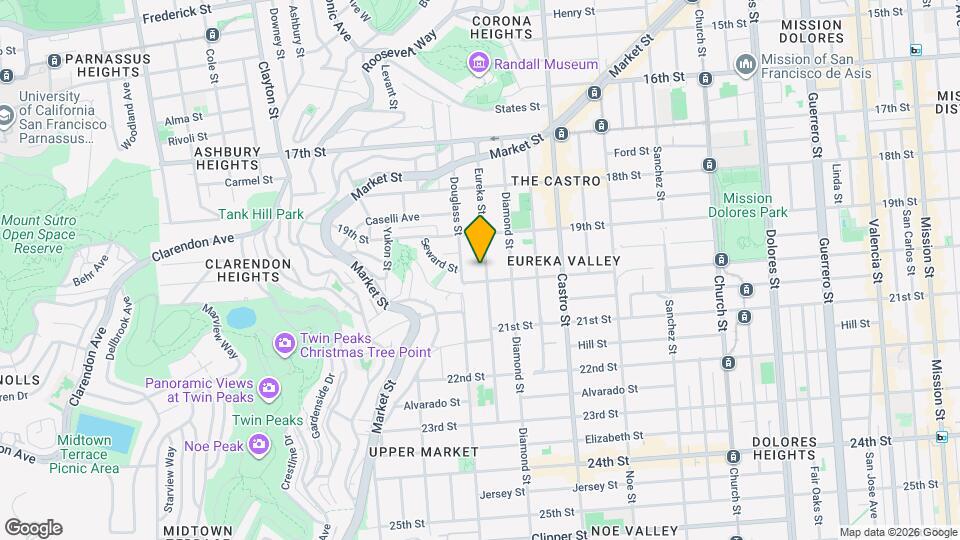 270 Eureka St Map and Location Details