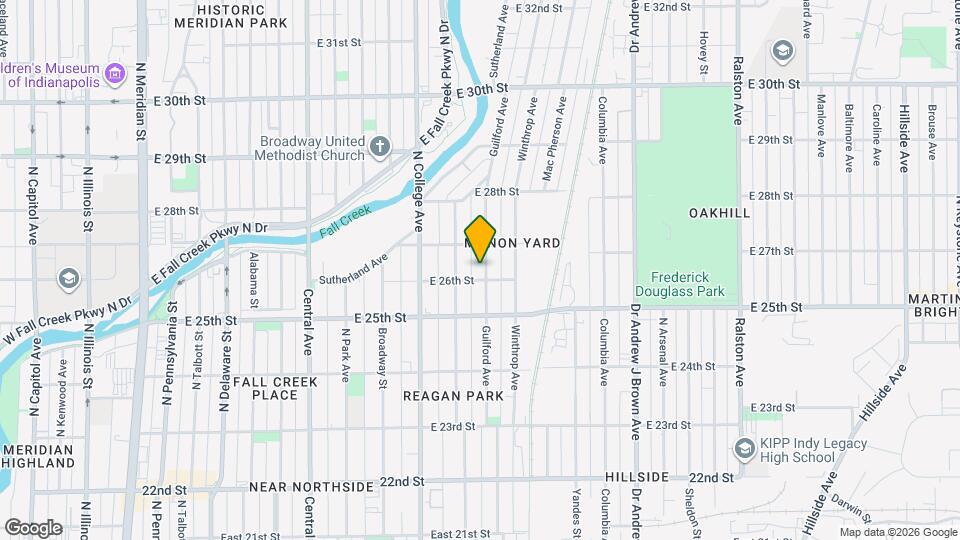 2614 Guilford Ave Mapa y Detalles de la Ubicación