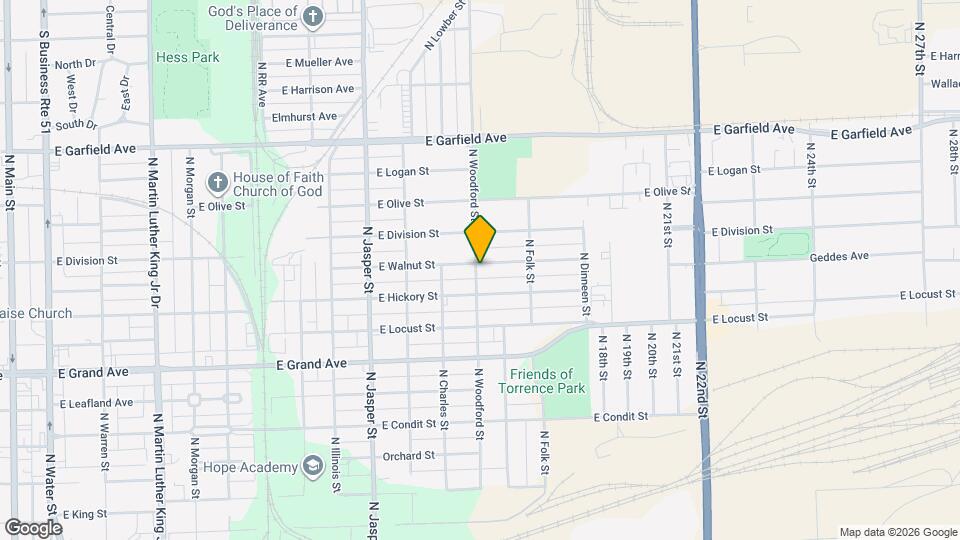1505 E Walnut St Map and Location Details