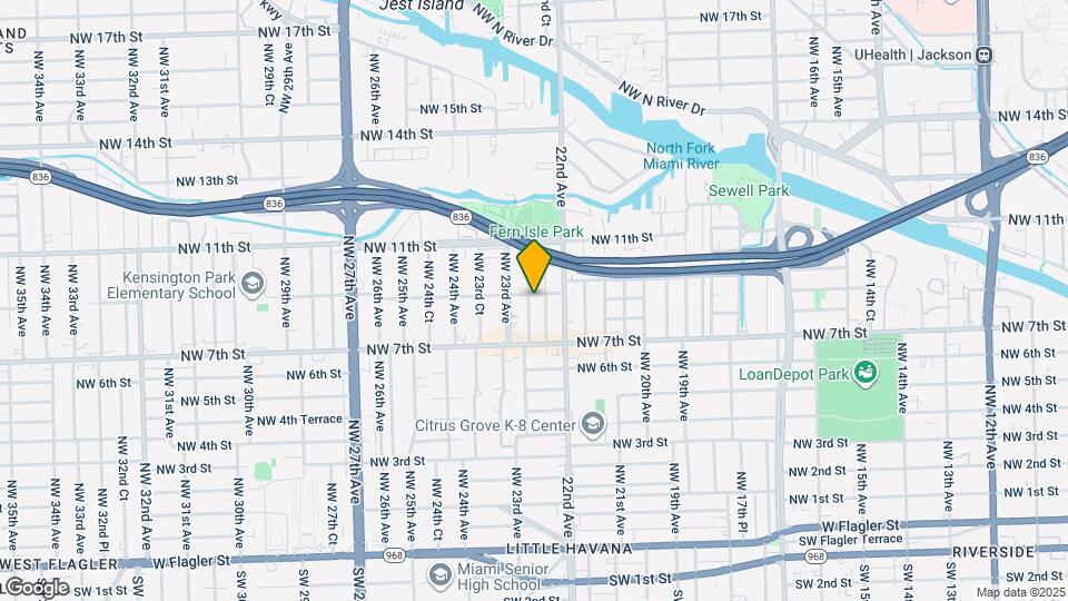 819 NW 22nd Pl Mapa y Detalles de la Ubicación