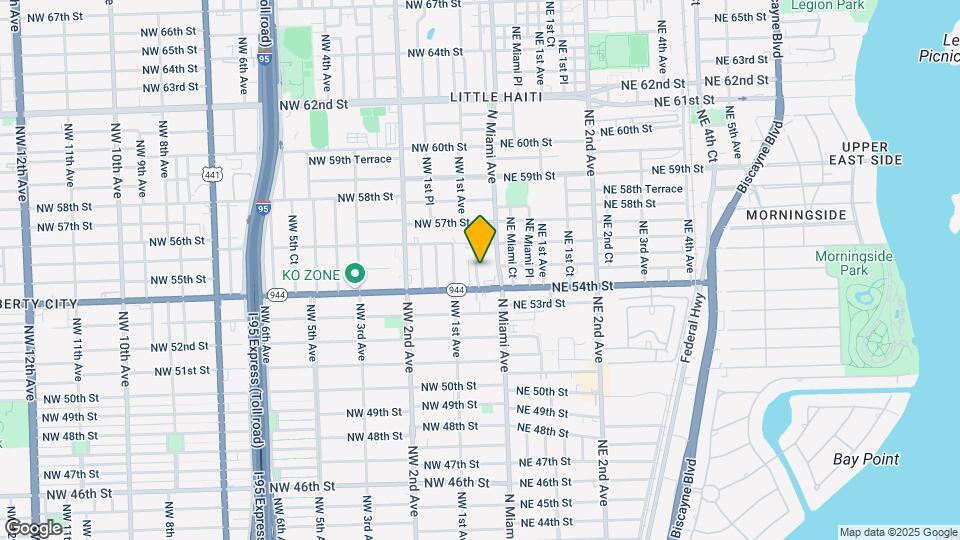 5501 NW Miami Ct Map and Location Details