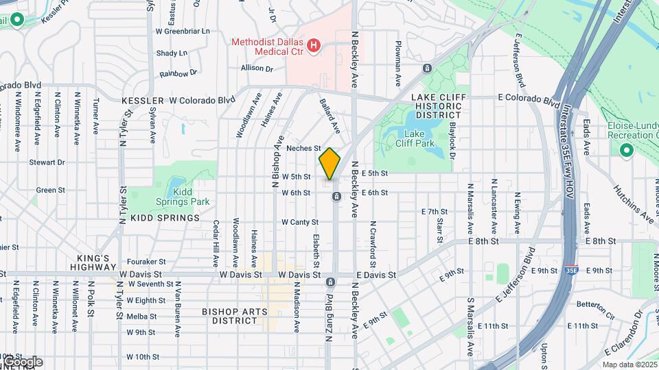 901 N Zang Blvd Map and Location Details
