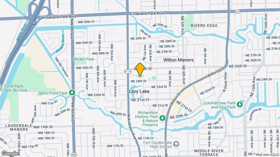 51 NE 24th St Map and Location Details