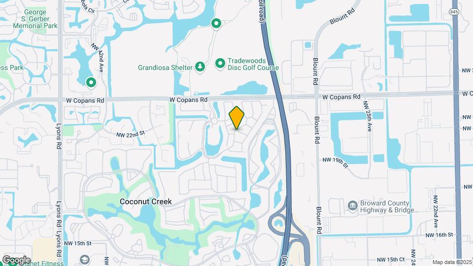 3380 NW 22nd Ct Map and Location Details