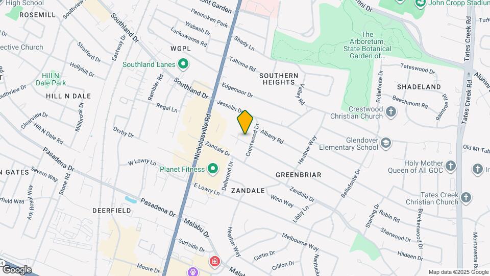 129 Greenbriar Rd Map and Location Details