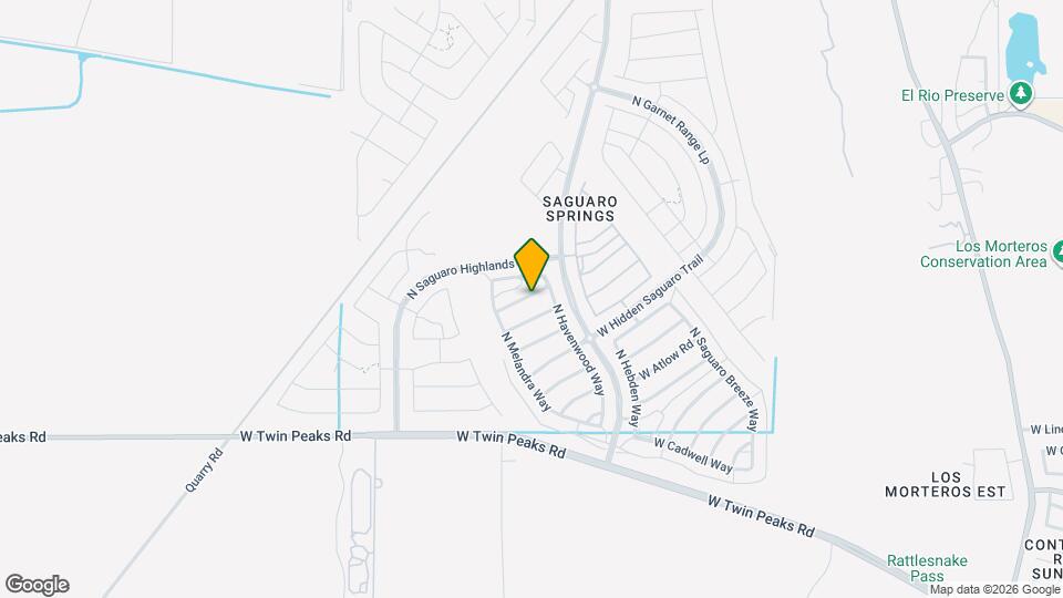 9033 W Birchover Dr Map and Location Details