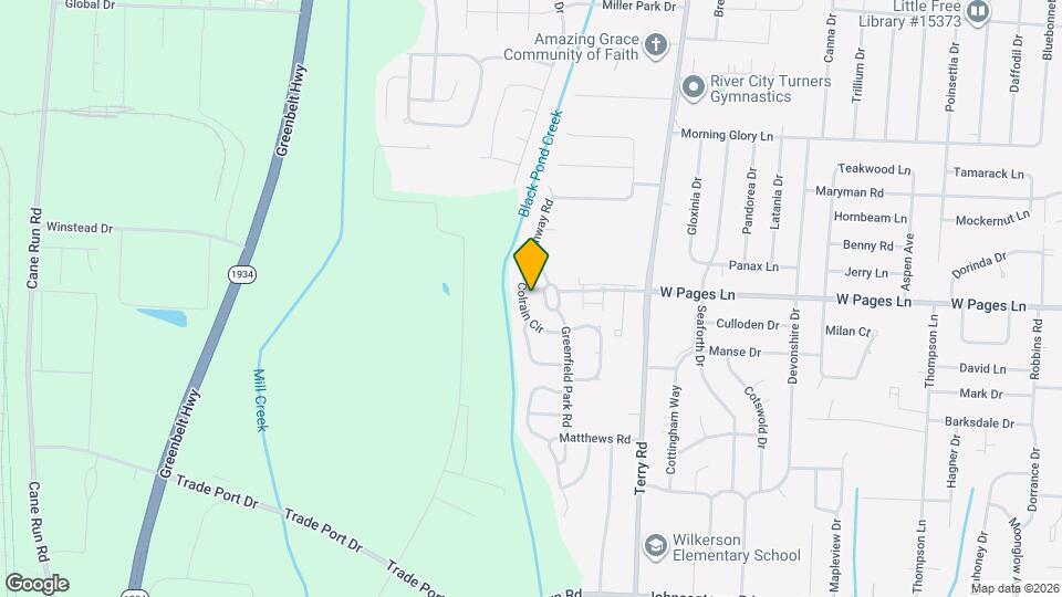 6917 Colrain Cir Map and Location Details