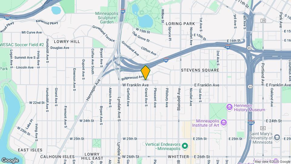 400 W Franklin Ave Mapa y Detalles de la Ubicación