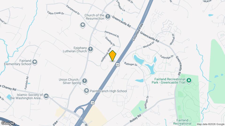 14301 Perrywood Dr Map and Location Details