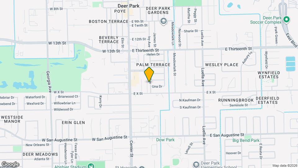 1710 Park Ave Map and Location Details