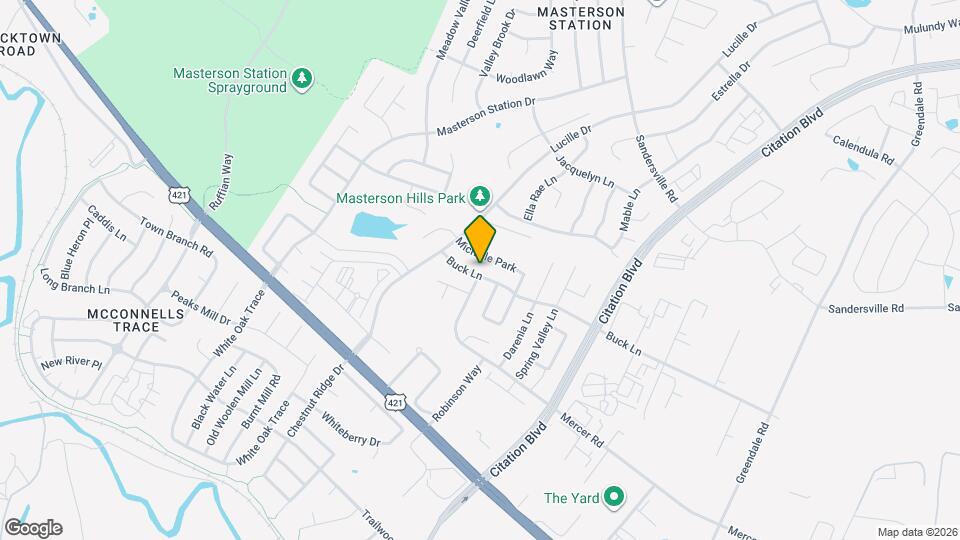 2601 Buck Ln Map and Location Details