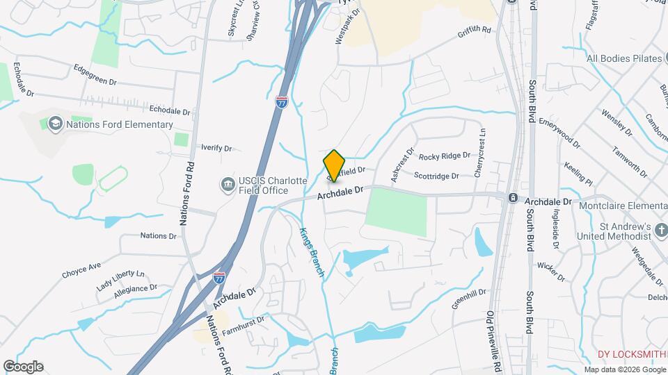 701 Archdale Dr Map and Location Details