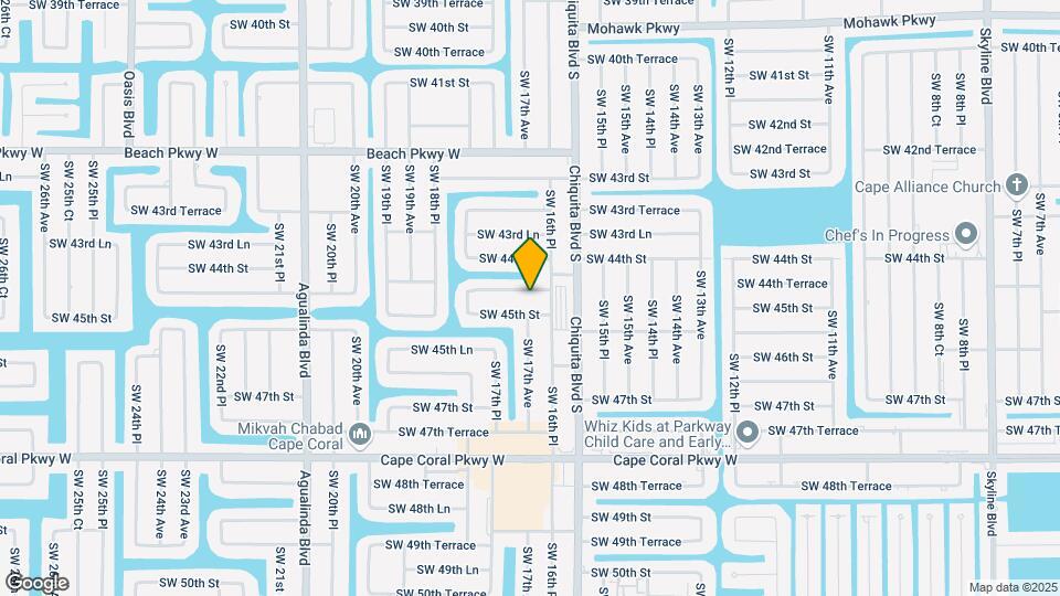 1624 SW 44th Terrace Map and Location Details