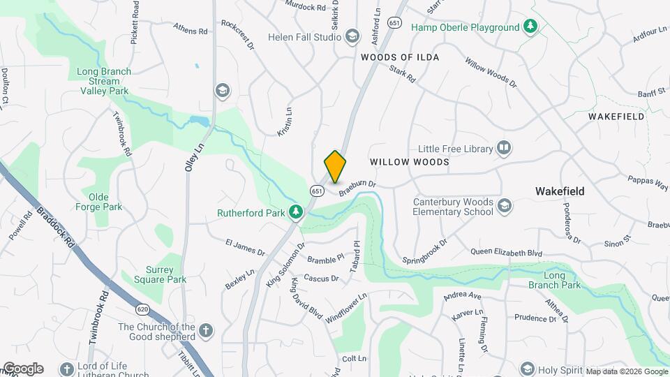 9132 Braeburn Dr Mapa y Detalles de la Ubicación