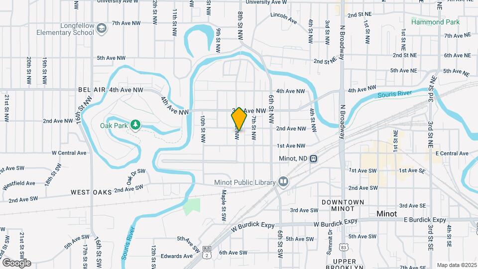 110 8th St NW Map and Location Details