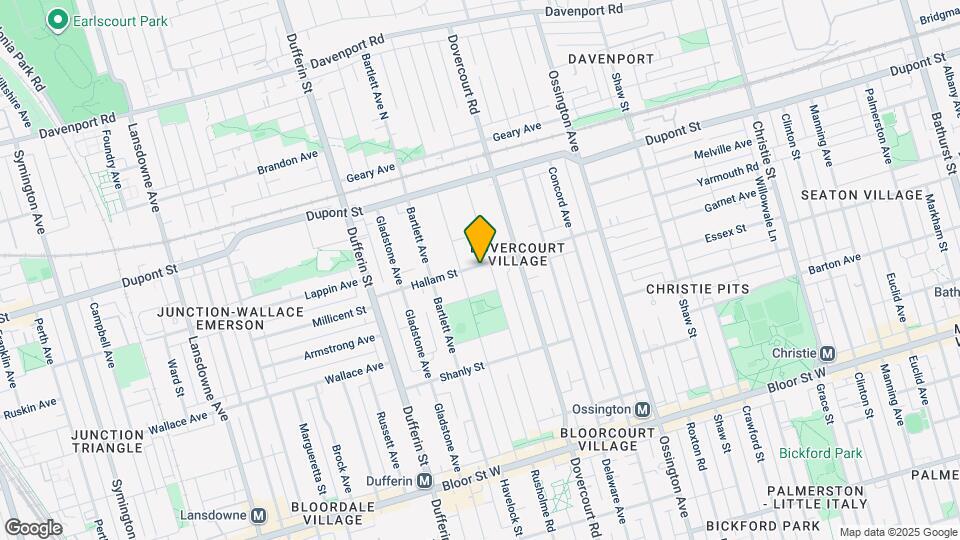 175 Hallam St Map and Location Details