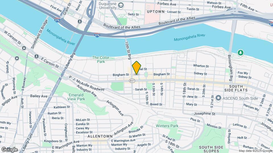 1018 Bingham St, Unit 1 Map and Location Details