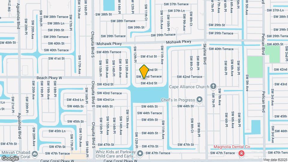 1143 SW 43rd St Mapa y Detalles de la Ubicación