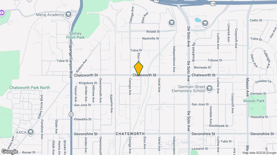 21315 Kingsbury St Map and Location Details