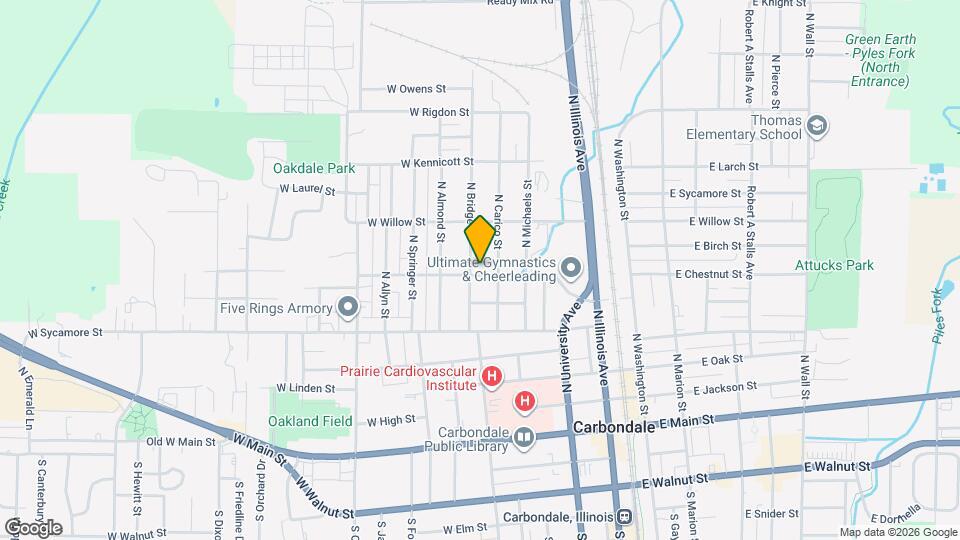 406 W Chestnut St Map and Location Details