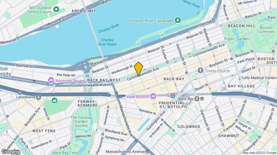 464 Commonwealth Ave Map and Location Details