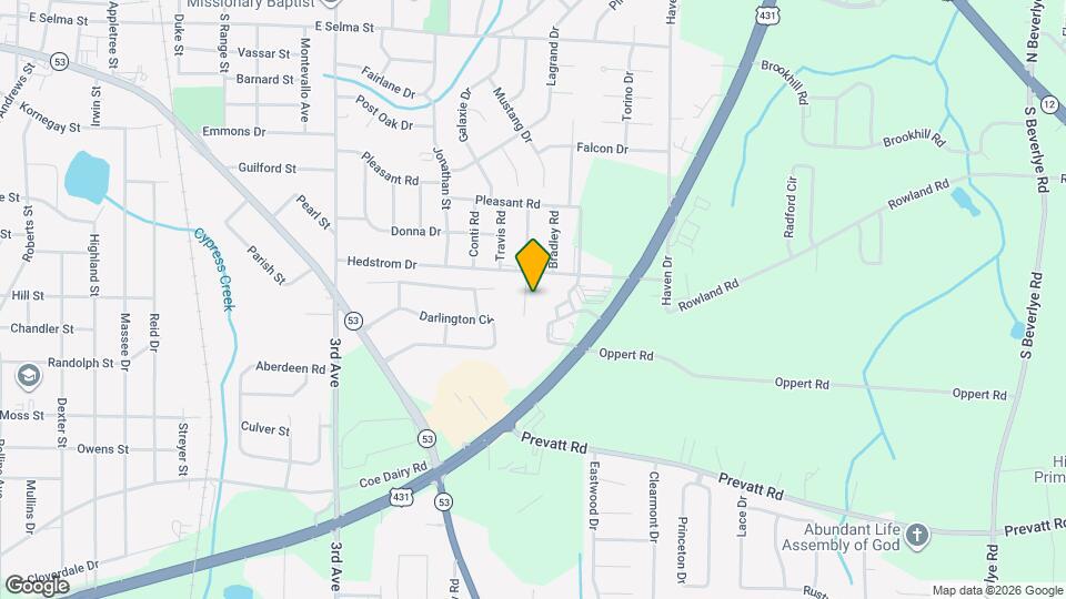 109 Yuri Dr Map and Location Details