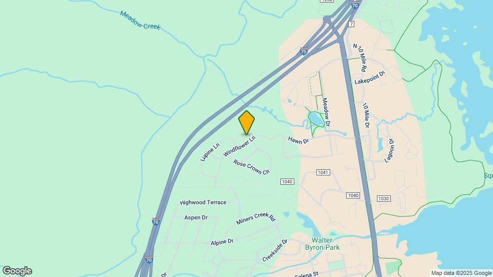 105 Windflower Ln Map and Location Details