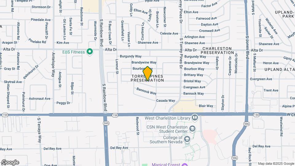 6520 Evergreen Ave Map and Location Details