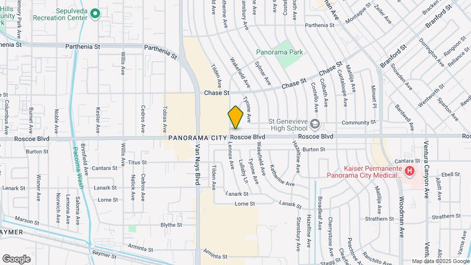 14333 Roscoe Blvd Map and Location Details