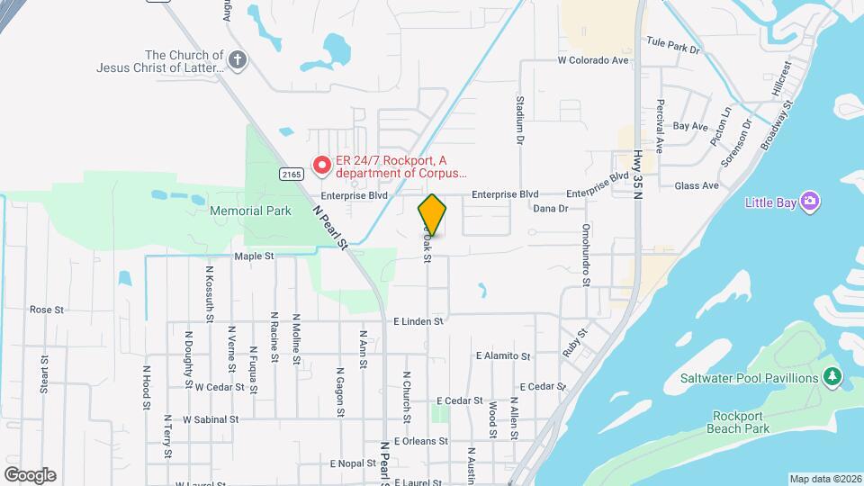1414 N Live Oak St Mapa y Detalles de la Ubicación