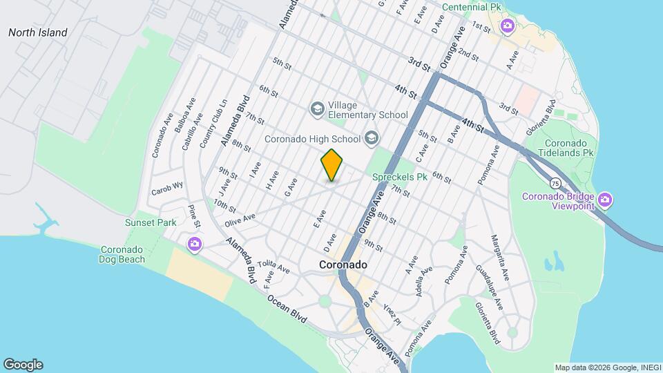 768 Olive Ave Map and Location Details