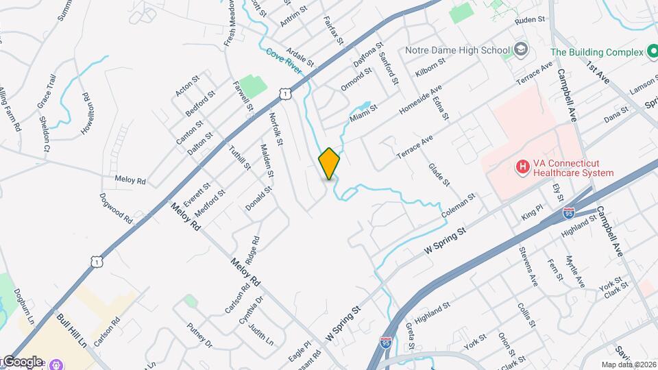 168 Peabody St Map and Location Details