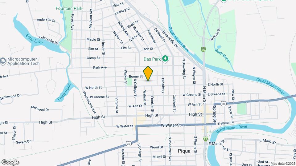 606 W North St Map and Location Details
