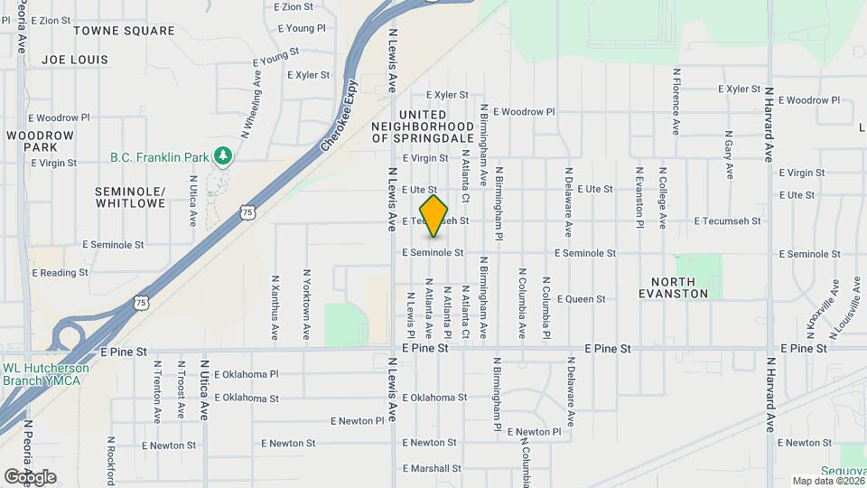 1807 N Atlanta Ave Map and Location Details