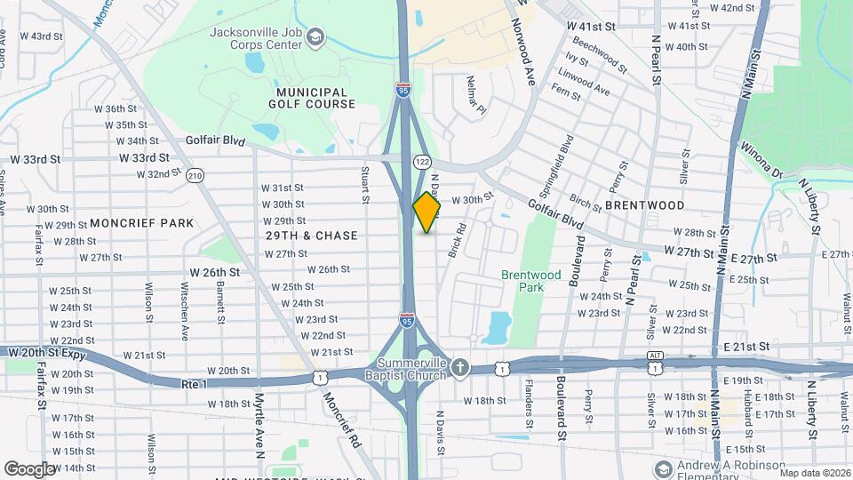 916 W 28th St Map and Location Details