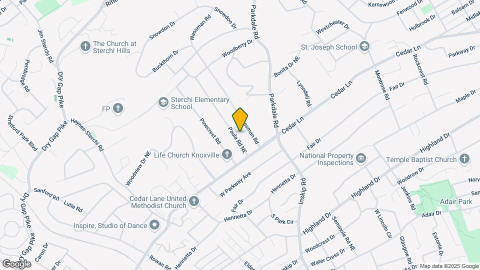 5416 Paula Rd Mapa y Detalles de la Ubicación