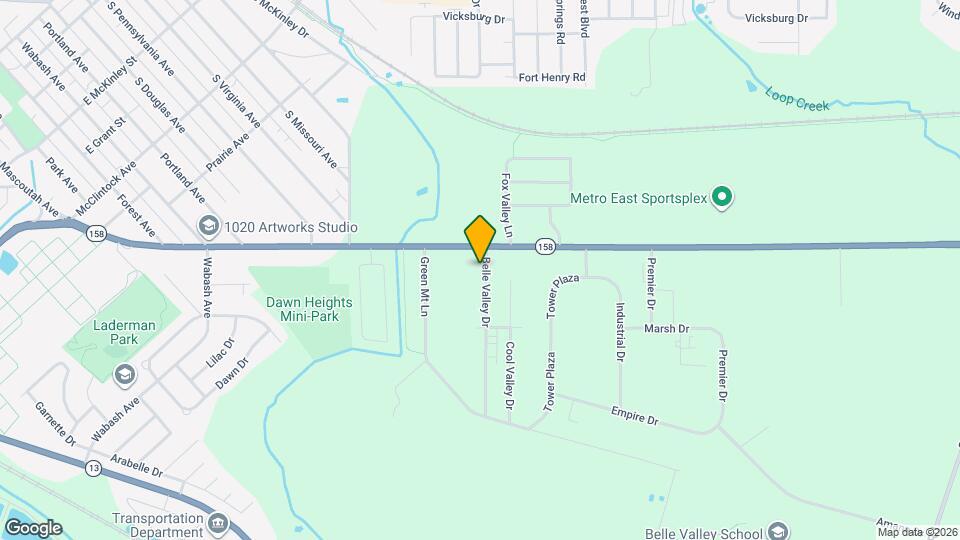 915 Belle Valley Dr Map and Location Details